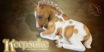Keepsake - a limited edition resin horse by DeeAnn Kjelshus