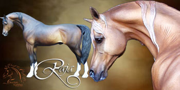 Raja - a limited edition resin horse by DeeAnn Kjelshus