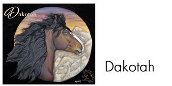 Dakotah -a limited edition resin horse by DeeAnn Kjelshus