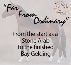 A Customized Stone Arab horse by DeeAnn Kjelshus