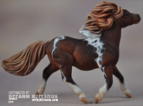 Trotting Pony in Pinto by DeeAnn Kjelshus