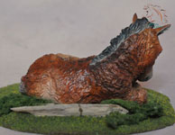 Bubble N Squeak a Pony mare and foal sculpture by DeeAnn Kjelshus