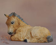 Squeak Pony foal Artist Choice #8 painted and sculpted by DeeAnn Kjelshus