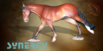 Synergy - a limited edition resin horse by DeeAnn Kjelshus Synergy - a limited edition resin horse by DeeAnn Kjelshus