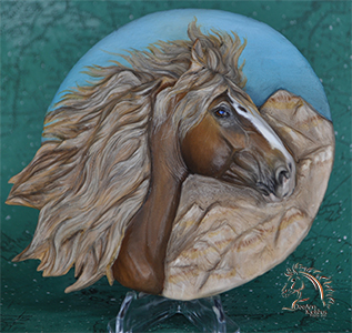Dakotah #7 sculpted and painted by DeeAnn Kjelshus