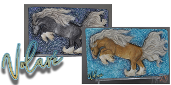 Volare -a limited edition resin horse by DeeAnn Kjelshus