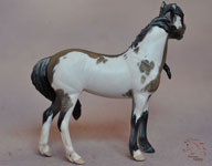 Customized Mustang Stallion. Sculpting and finish work by DeeAnn Kjelshus