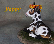 Poppy is a custom Donkey painted by DeeAnn Kjelshus