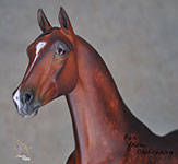 A Customized Stone Arab horse by DeeAnn Kjelshus