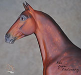 A Customized Stone Arab horse by DeeAnn Kjelshus