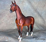 A Customized Stone Arab horse by DeeAnn Kjelshus