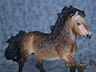 Elton Pony resin sculpted by Jennifer Scott of Aspen Leaf studios and painted by DeeAnn Kjelshus