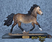 Elton Pony resin sculpted by Jennifer Scott of Aspen Leaf studios and painted by DeeAnn Kjelshus