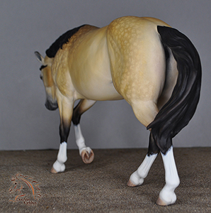 Miss Lizzy resin painted by DeeAnn Kjelshus
