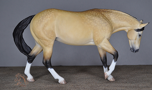 Miss Lizzy resin painted by DeeAnn Kjelshus
