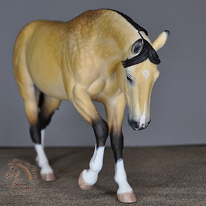 Miss Lizzy resin painted by DeeAnn Kjelshus